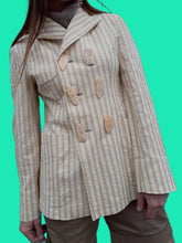 Charger l'image dans la galerie, Blazer vintage Shania - Double boutonnière croisée boutons masques. Taille M, 38, 40