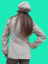 Charger l'image dans la galerie, Blazer vintage Shania - Double boutonnière croisée boutons masques. Taille M, 38, 40