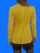 Charger l'image dans la galerie, Blazer vintage Avril - Jaune vif. Taille S, 36, 38