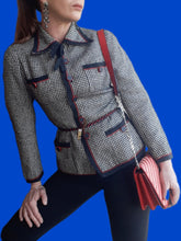 Charger l'image dans la galerie, Veste vintage Carla - Pierre Balmain. Pied-de-poule. Taille S, 36, 38