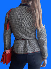 Charger l'image dans la galerie, Veste vintage Carla - Pierre Balmain. Pied-de-poule. Taille S, 36, 38