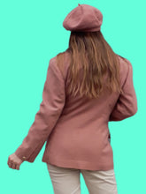 Charger l'image dans la galerie, Blazer vintage Delphine - Rose poudré. Taille L, 40, 42 ou oversize