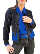 Charger l'image dans la galerie, Gilet vintage Tracy - Skyline New York. Taille L, 44, 42. Made in France.