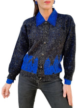 Charger l'image dans la galerie, Gilet vintage Tracy - Skyline New York. Taille L, 44, 42. Made in France.