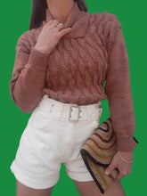 Charger l'image dans la galerie, Pull vintage Vanessa - Grosses mailles. Taille S, 36, 38