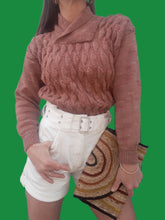 Charger l'image dans la galerie, Pull vintage Vanessa - Grosses mailles. Taille S, 36, 38