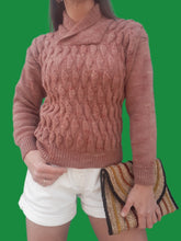 Charger l'image dans la galerie, Pull vintage Vanessa - Grosses mailles. Taille S, 36, 38