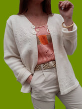Charger l'image dans la galerie, Cardigan vintage Tiana - Jamais sans mon Damart ! Taille M, 38, 40. Fabriqué en France