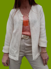 Charger l'image dans la galerie, Cardigan vintage Tiana - Jamais sans mon Damart ! Taille M, 38, 40. Fabriqué en France