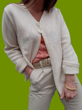 Charger l'image dans la galerie, Cardigan vintage Tiana - Jamais sans mon Damart ! Taille M, 38, 40. Fabriqué en France