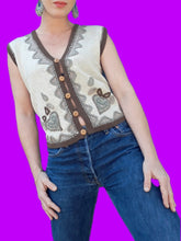 Charger l'image dans la galerie, Gilet vintage Luce - En laine d'agneau. Taille M, 36, 38. René Derhy