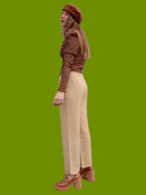Charger l'image dans la galerie, Pantalon vintage Amandine - Beige. Taille XL, 42, 44. Yves Saint Laurent. Made in France