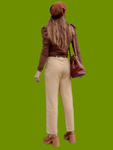 Charger l'image dans la galerie, Pantalon vintage Amandine - Beige. Taille XL, 42, 44. Yves Saint Laurent. Made in France