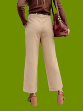 Charger l'image dans la galerie, Pantalon vintage Amandine - Beige. Taille XL, 42, 44. Yves Saint Laurent. Made in France