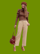 Charger l'image dans la galerie, Pantalon vintage Amandine - Beige. Taille XL, 42, 44. Yves Saint Laurent. Made in France