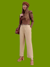 Charger l'image dans la galerie, Pantalon vintage Amandine - Beige. Taille XL, 42, 44. Yves Saint Laurent. Made in France