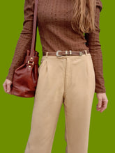 Charger l'image dans la galerie, Pantalon vintage Amandine - Beige. Taille XL, 42, 44. Yves Saint Laurent. Made in France