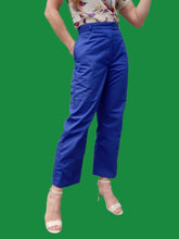 Charger l'image dans la galerie, Pantalon vintage Brooke - Bleu de travail. Taille L, 40, 42. Adolphe Lafont