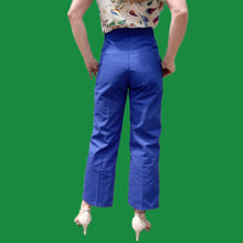 Charger l'image dans la galerie, Pantalon vintage Brooke - Bleu de travail. Taille L, 40, 42. Adolphe Lafont