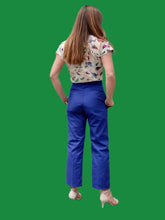 Charger l'image dans la galerie, Pantalon vintage Brooke - Bleu de travail. Taille L, 40, 42. Adolphe Lafont