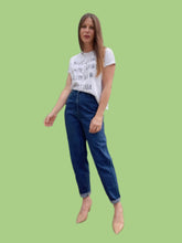 Charger l'image dans la galerie, Jean vintage Cécile - Jingler. Coupe boyfriend. Taille L, 40, 42. News Island Traffic.