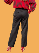 Charger l'image dans la galerie, Pantalon vintage Ariane - Gris anthracite. Cacharel. Taille L, 40, 42. Made in France.