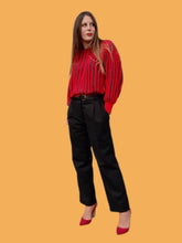 Charger l'image dans la galerie, Pantalon vintage Ariane - Gris anthracite. Cacharel. Taille L, 40, 42. Made in France.