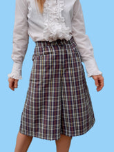 Charger l'image dans la galerie, Short vintage Armande - Madras. Taille S, 36, 38. Made in France.
