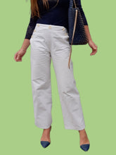 Charger l'image dans la galerie, Pantalon marin vintage Marina - Coton - A pont. Taille M, 38, 40. Made in France