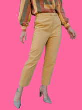 Charger l'image dans la galerie, Pantalon vintage Soline - Moutarde. Taille M, 38, 40. Fabriqué en France