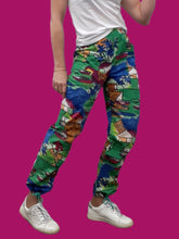 Charger l'image dans la galerie, Pantalon vintage Stella - Imprimés fantaisie. Taille S, 36, 38