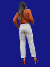 Charger l'image dans la galerie, Pantalon vintage Stephen - Coton beige. Taille M, 38, 40. Fabriqué en France