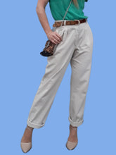 Charger l'image dans la galerie, Pantalon vintage Cassandre - Coupe large. Taille M, 38, 40. Fabriqué en France