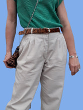 Charger l'image dans la galerie, Pantalon vintage Cassandre - Coupe large. Taille M, 38, 40. Fabriqué en France