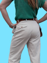 Charger l'image dans la galerie, Pantalon vintage Cassandre - Coupe large. Taille M, 38, 40. Fabriqué en France