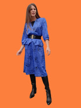 Charger l'image dans la galerie, Robe vintage Charlotte - A basque. Taille M, 38, 40. Made in Tunisie