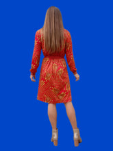 Charger l'image dans la galerie, Robe vintage Sylvie - Col Lavallière et imprimé foulard. Taille S, 36, 38. Nathalie Andersen. Made in France