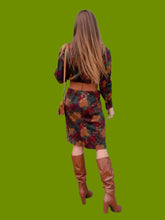Charger l'image dans la galerie, Robe vintage Carmen - Col boutonné. Imprimé floral. Taille M, 38, 40. Bernard Claveril.