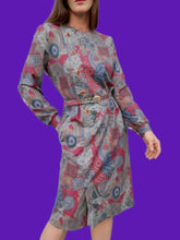 Charger l'image dans la galerie, Robe vintage Cassie - Boutonnage asymétrique. Taille M, 38, 40. Marcelle Griffon