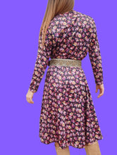 Charger l'image dans la galerie, Robe vintage Olga - Fleurie colorée. Taille M, 38, 40.
