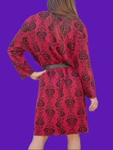 Charger l'image dans la galerie, Robe vintage Alycia - Imprimé cœurs. Taille L, 40, 42