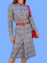 Charger l'image dans la galerie, Robe vintage Magda - Double boutonnage. Taille S, 36, 38. Fabriqué en France.