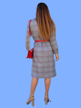 Charger l'image dans la galerie, Robe vintage Magda - Double boutonnage. Taille S, 36, 38. Fabriqué en France.