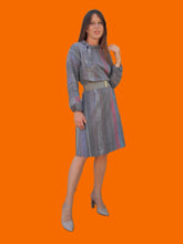 Charger l'image dans la galerie, Robe vintage Dahlia - Noeud au col. Taille M, 38, 40