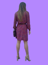Charger l'image dans la galerie, Robe vintage Charlie - En soie fuchsia. Taille S, 36, 38