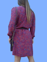 Charger l'image dans la galerie, Robe vintage Charlie - En soie fuchsia. Taille S, 36, 38
