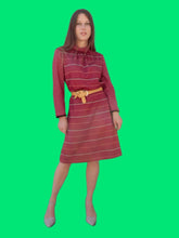 Charger l'image dans la galerie, Robe vintage Guilia - Col roulé. Taille M, 38, 40