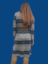 Charger l'image dans la galerie, Robe Vintage Roxanne. Rayée. Taille M, 38, 40