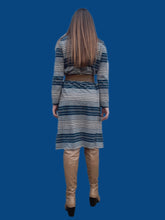 Charger l'image dans la galerie, Robe Vintage Roxanne. Rayée. Taille M, 38, 40