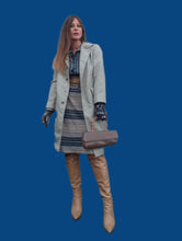 Charger l'image dans la galerie, Robe Vintage Roxanne. Rayée. Taille M, 38, 40